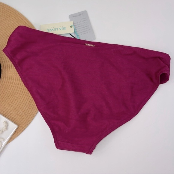 NWT Sea Level Casablanca Rouge Basic Bikini Bottom 12 - Picture 8 of 15